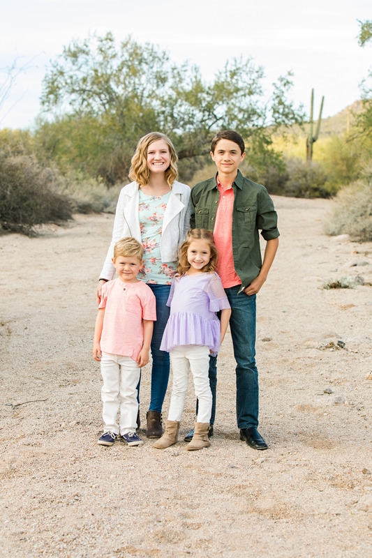 desert family photography